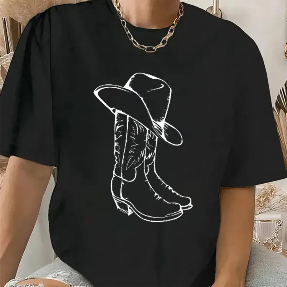 Country Vintage Cowboy Boots T-shirt