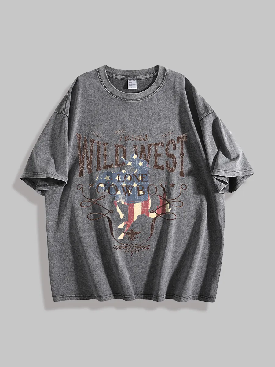 Texas Wild West Graphic Tank Tee