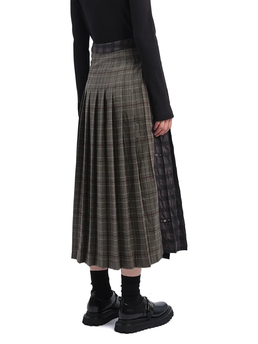 Checker Studs Hostess Skirt