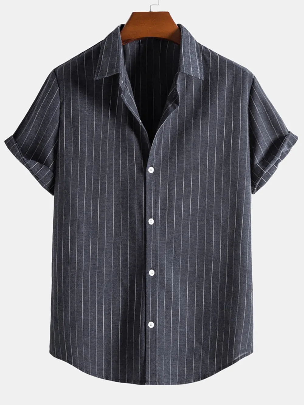 Regular Fit Stripes Shirts