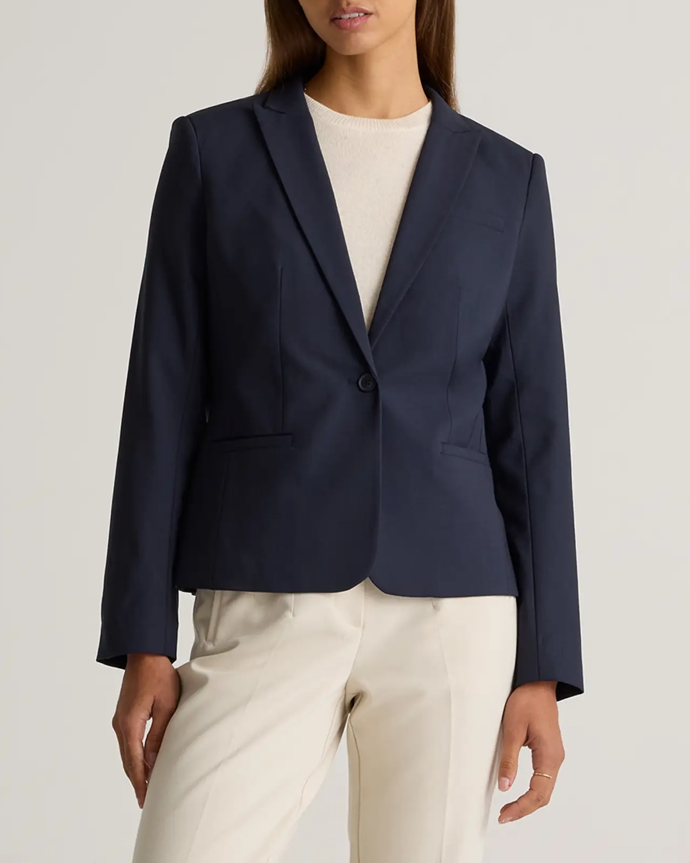 Italian Wool Tailored Blazer