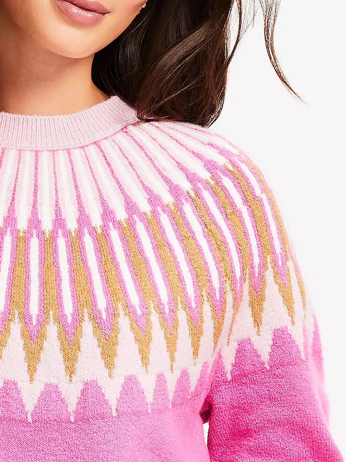 Fair Isle Tunic Sweater