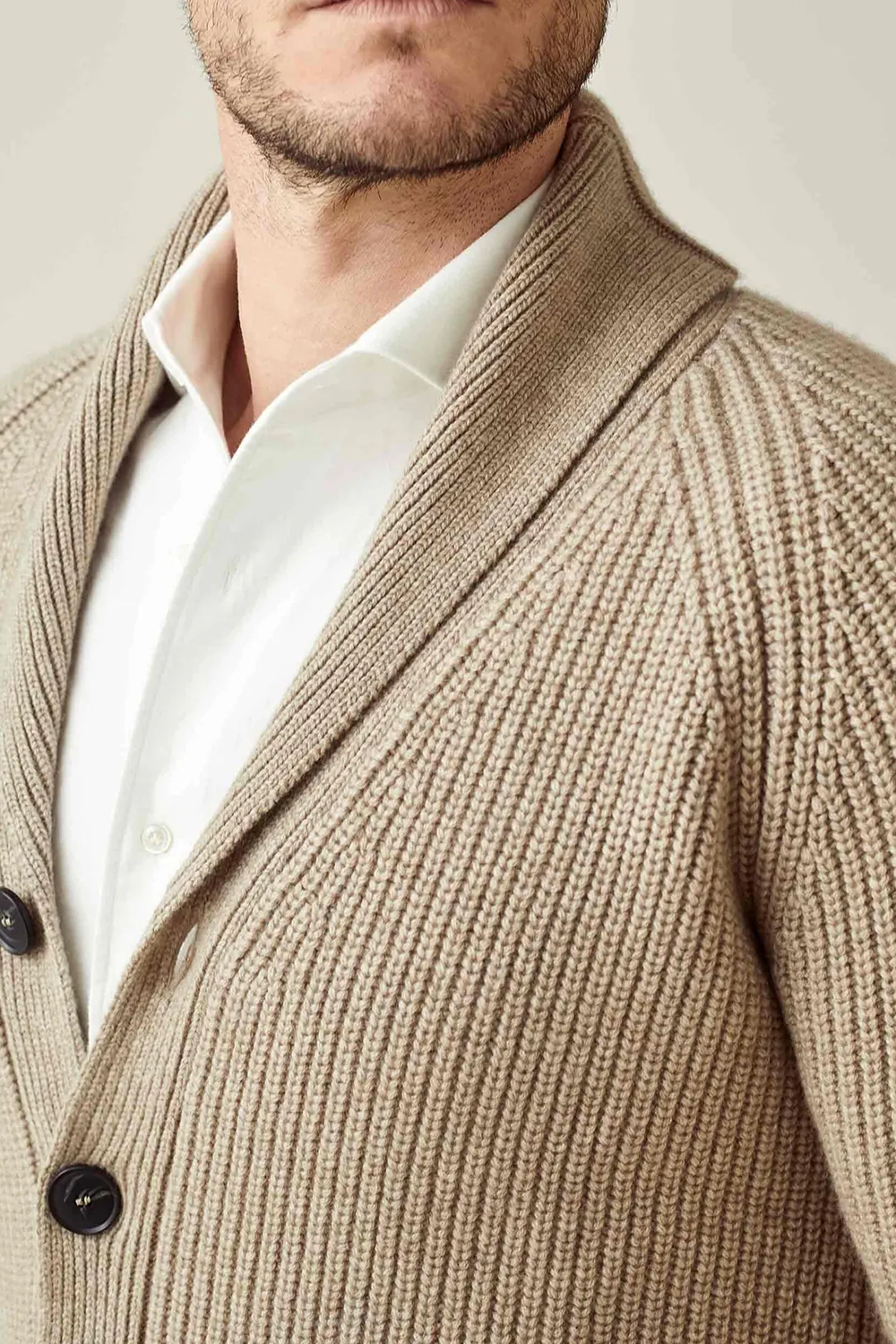 Comfortable Relaxed Fit Shawl Cardigan