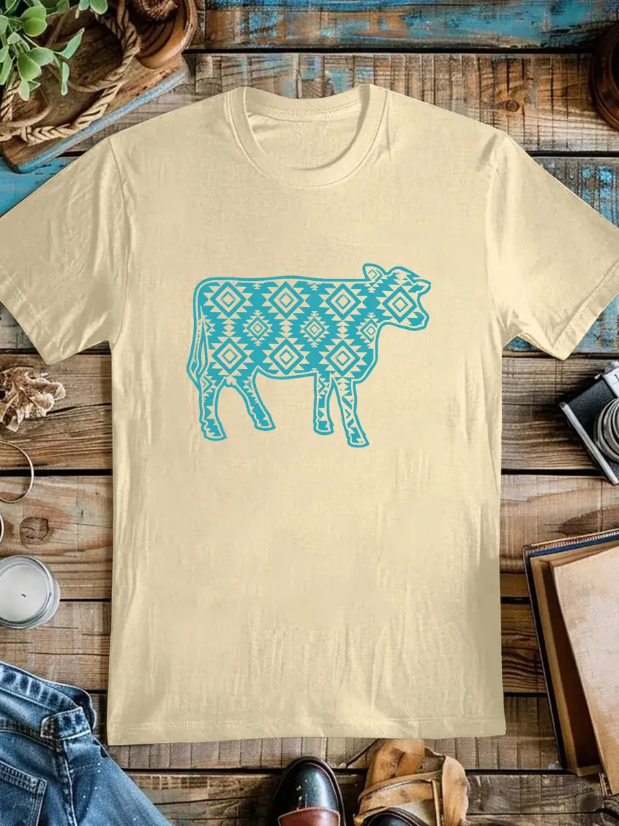 Western Aztec heifer T-shirt