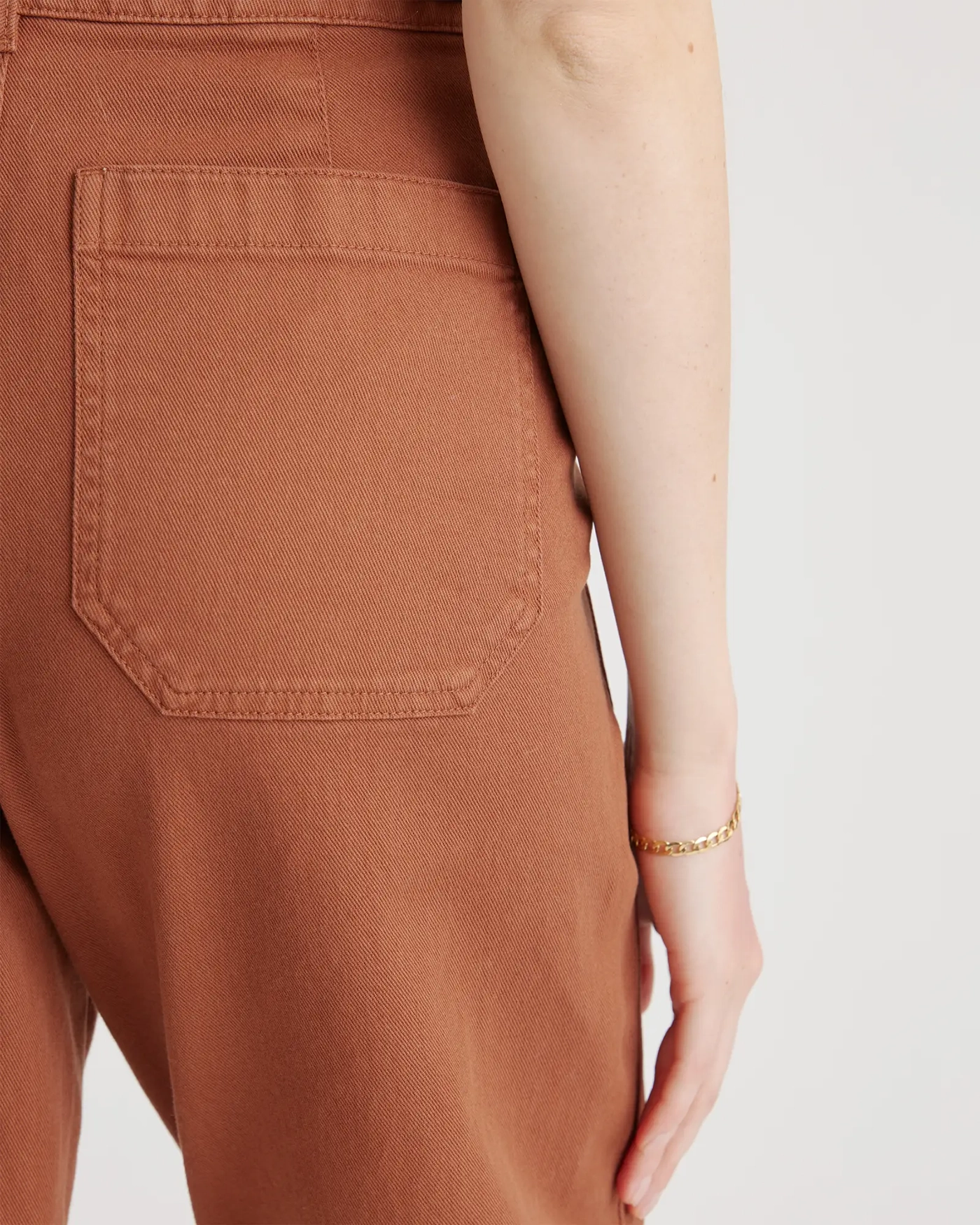 Twill Barrel Cotton Pants