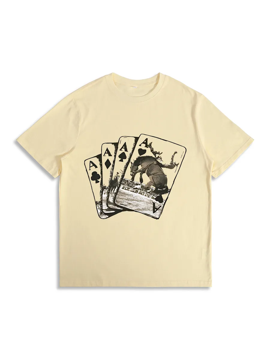 (3-Pack) Wild West Card Knight Graphic T-shirt