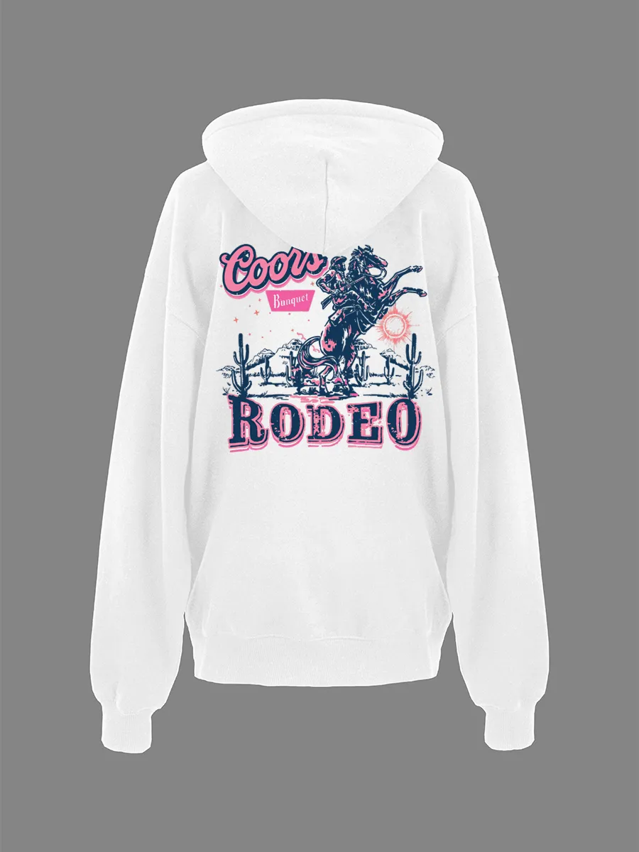 Coors Banquet Rodeo Cowboy Hoodie