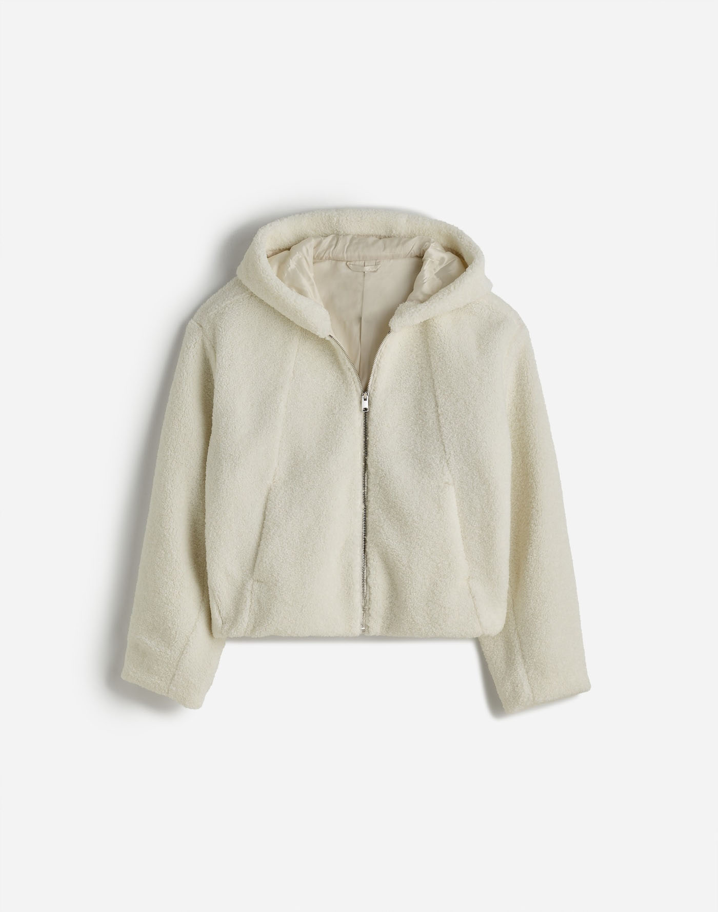 Sherpa Zip-Front Bomber Jacket