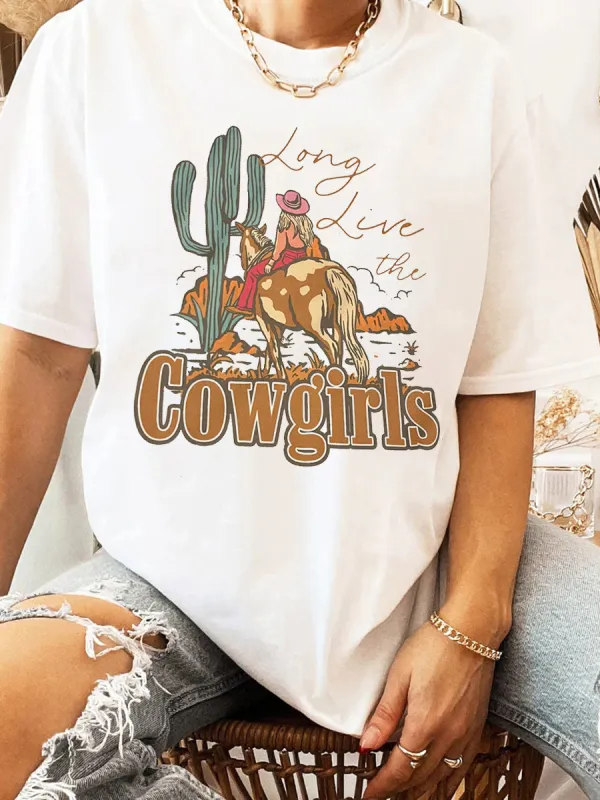 Long Live Cowgirls Tee