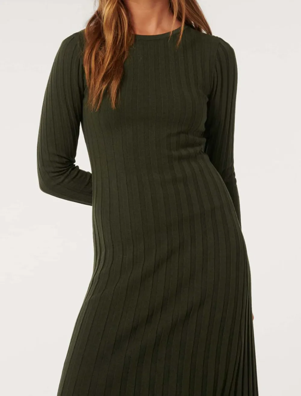 Lyla Crew-Neck Knit Dress