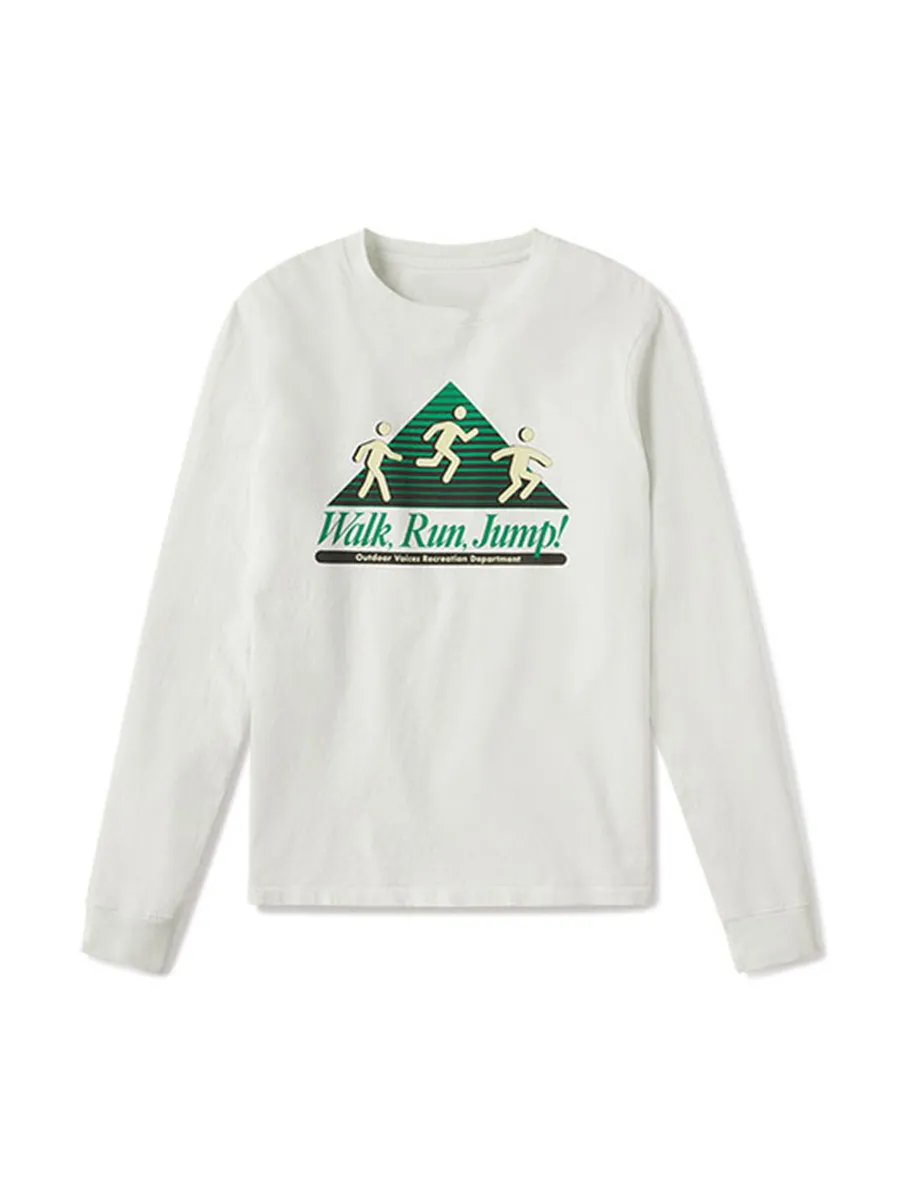 Walk, Run, Jump Graphic Longsleeve