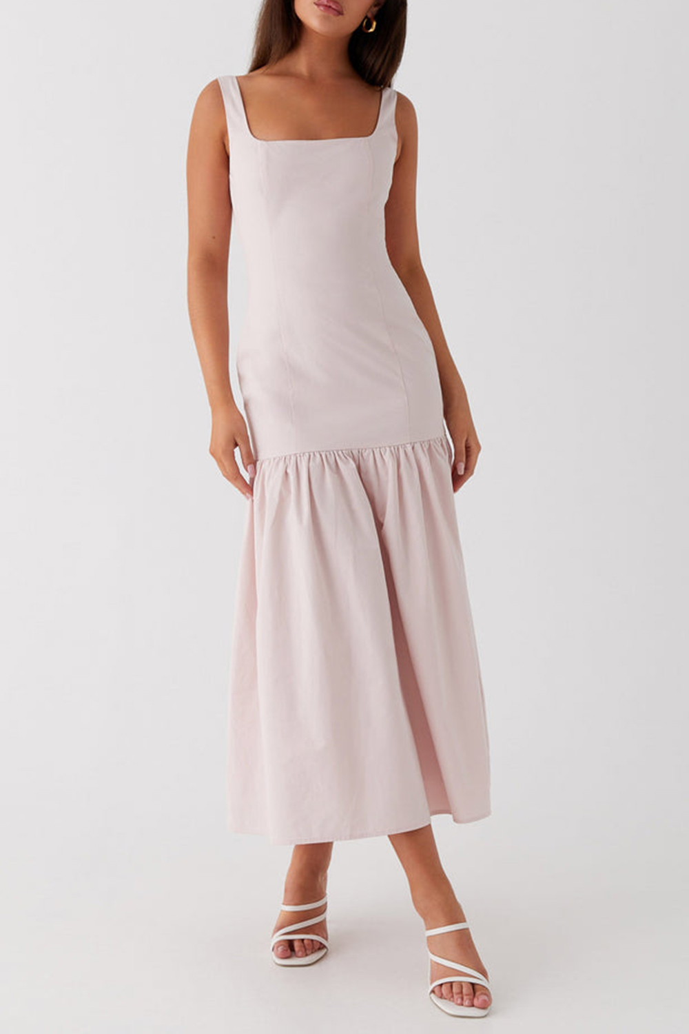 Ladylike Midi Dress - Pink