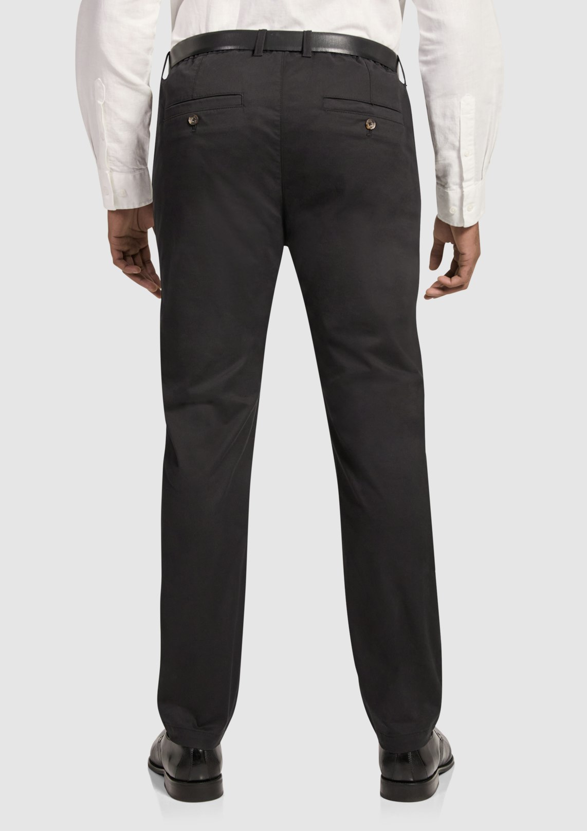 BLACK CHESTER RELAXED TAPERED CHINO