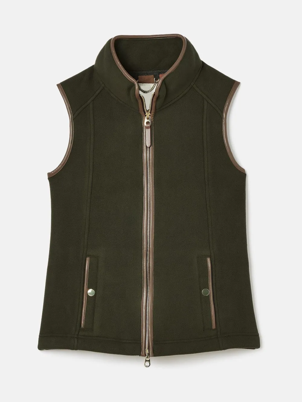 Slight Stretch Fairbourne Green Fleece Gilet