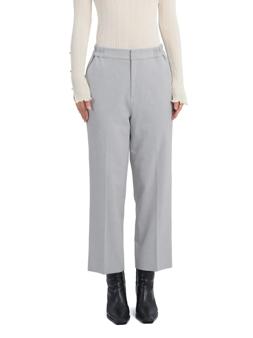 Straight-Leg Trousers