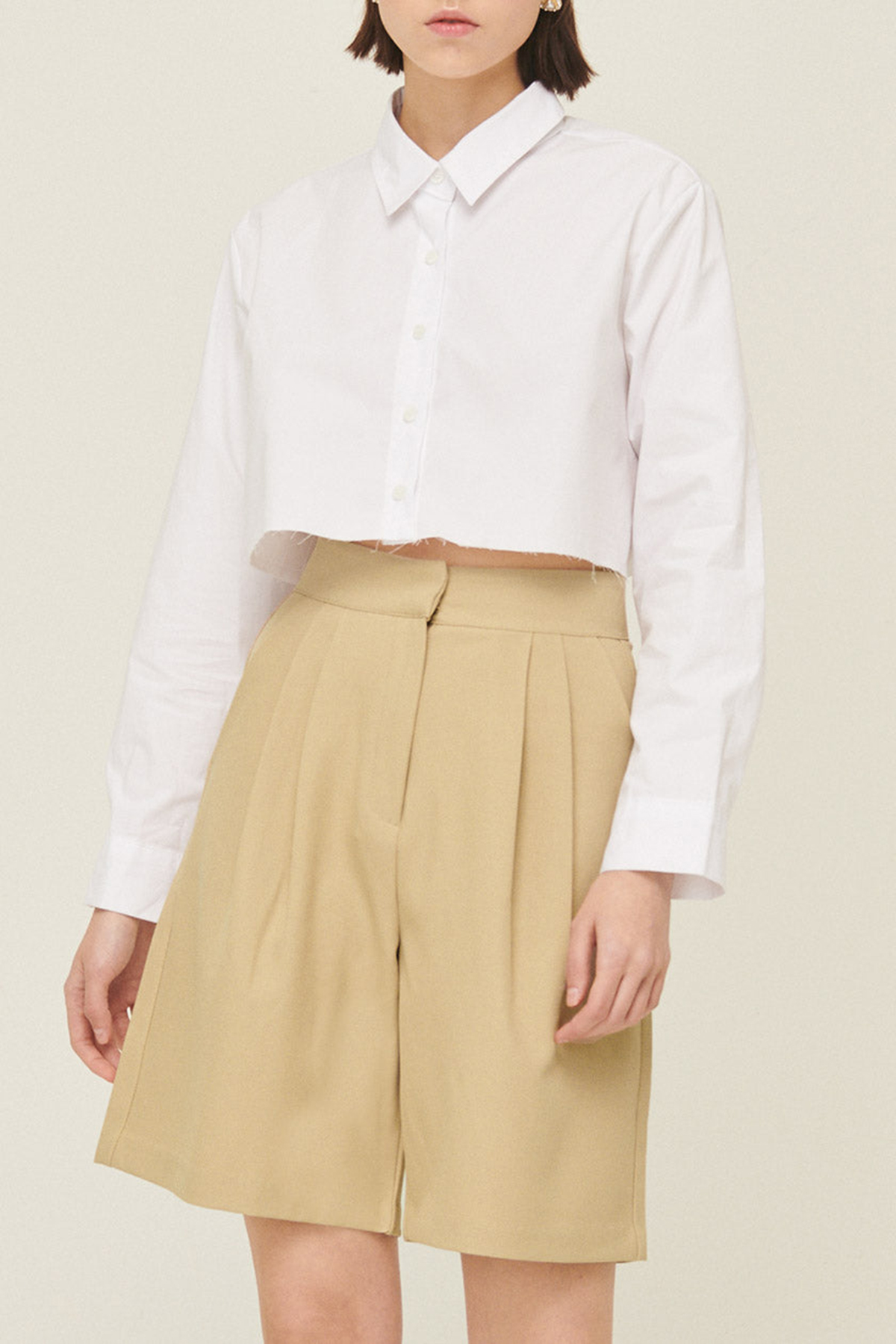 Suzan Frayed Hem Shirt