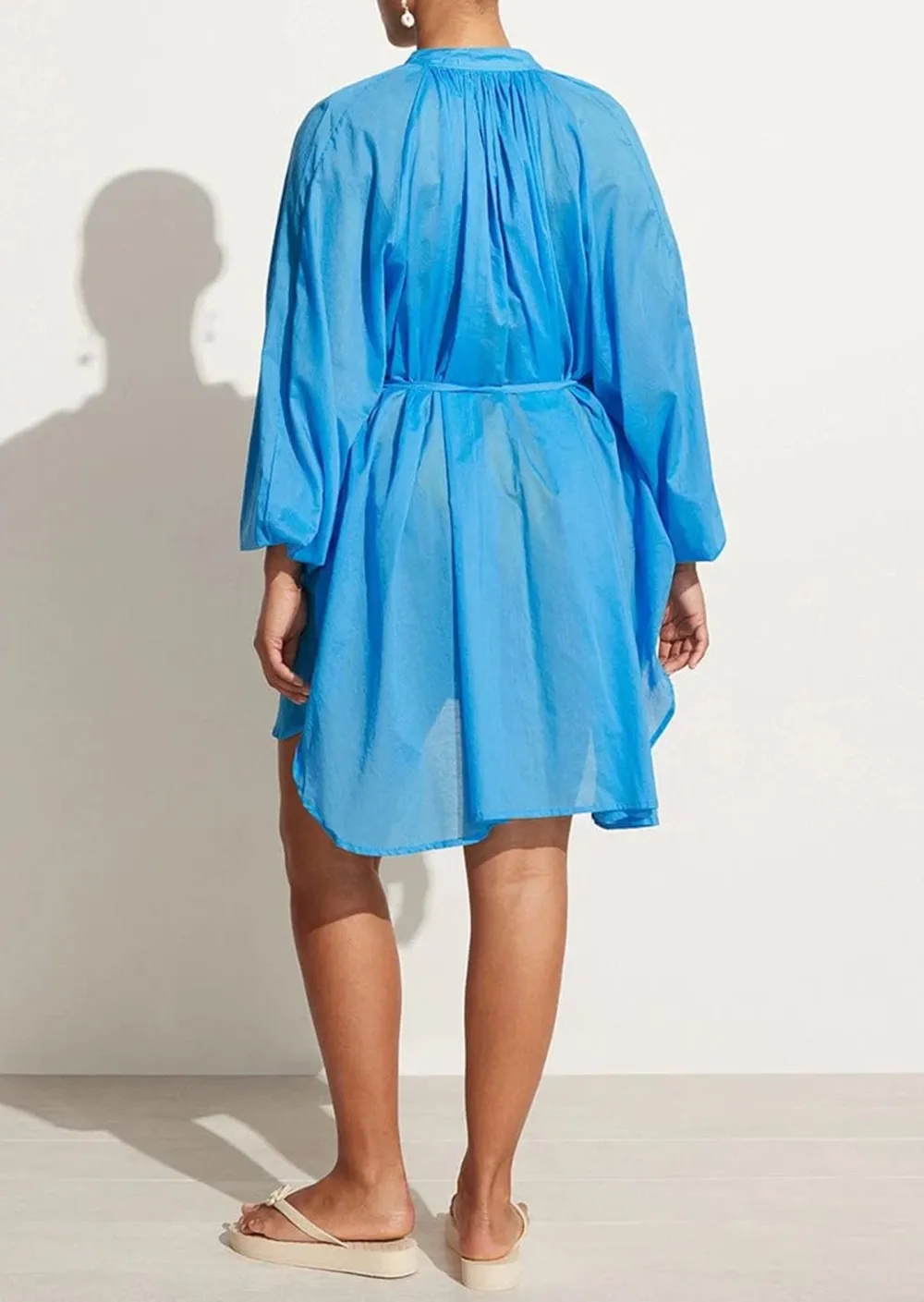 FAITHFULL THE BRAND LUCITA SMOCK DRESS