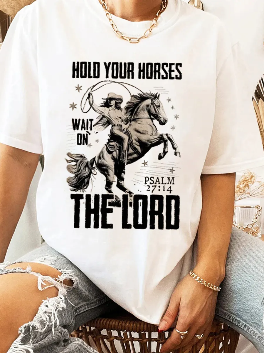 Wild West, don't worry, please wait for the cowboy t-shirt