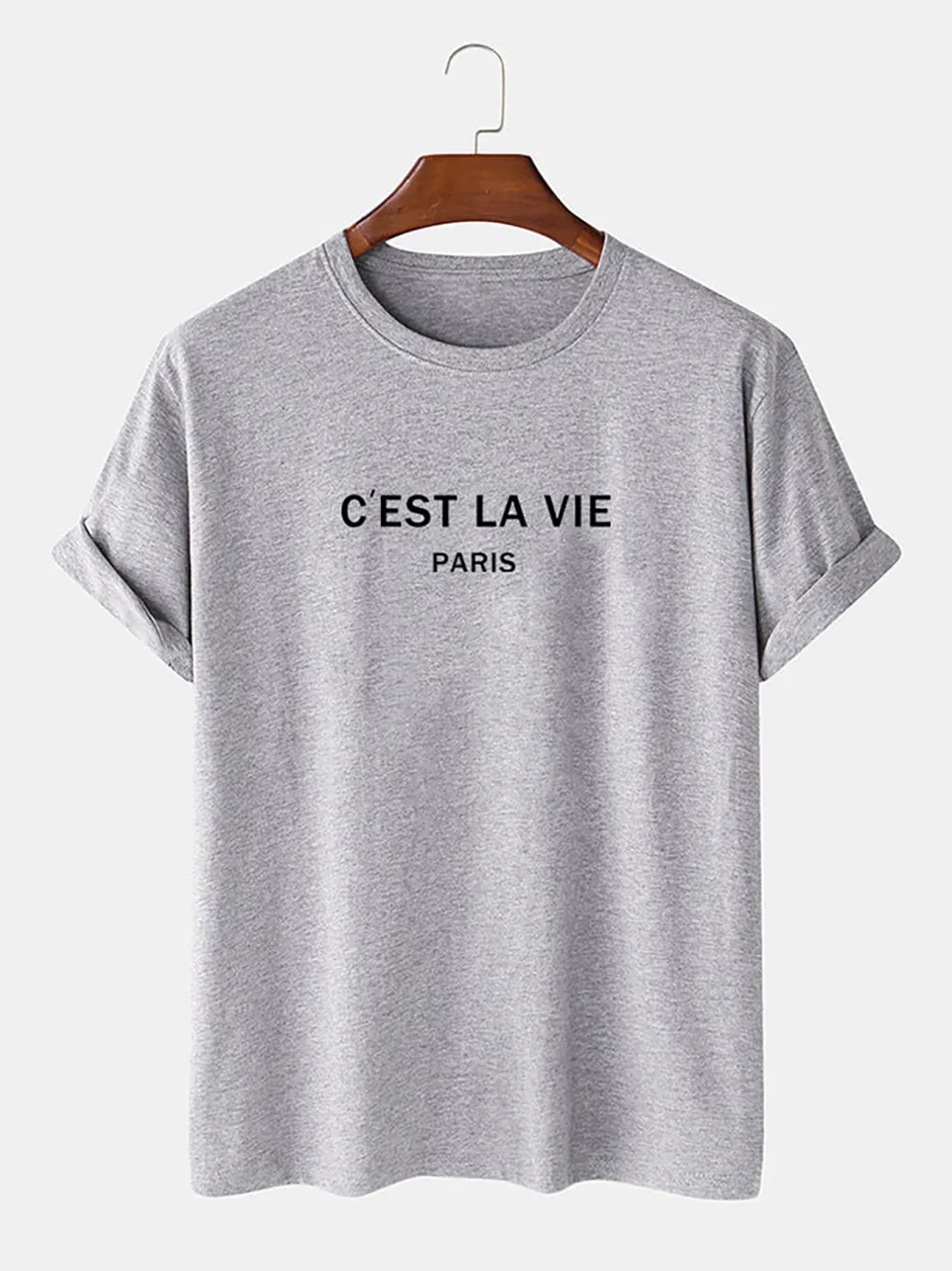 Paris Letter Print T-Shirt