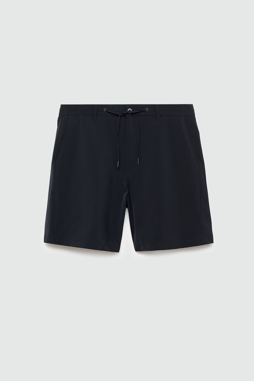 Regular-fit bermuda shorts with drawstring