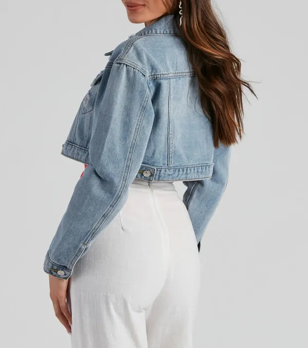 Boardwalk Crop Denim Jacket