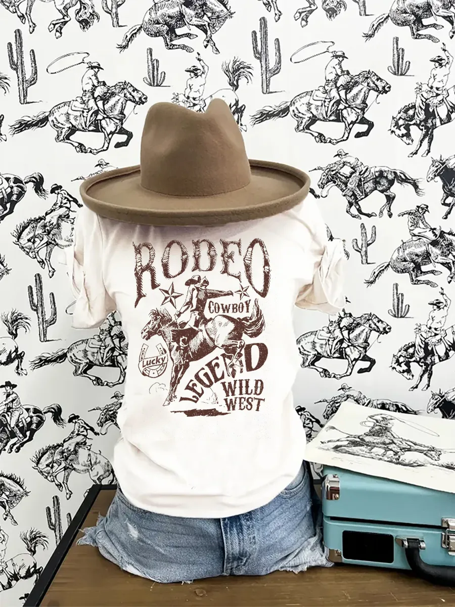 Long live Wild West Cowboy Knight T-shirt