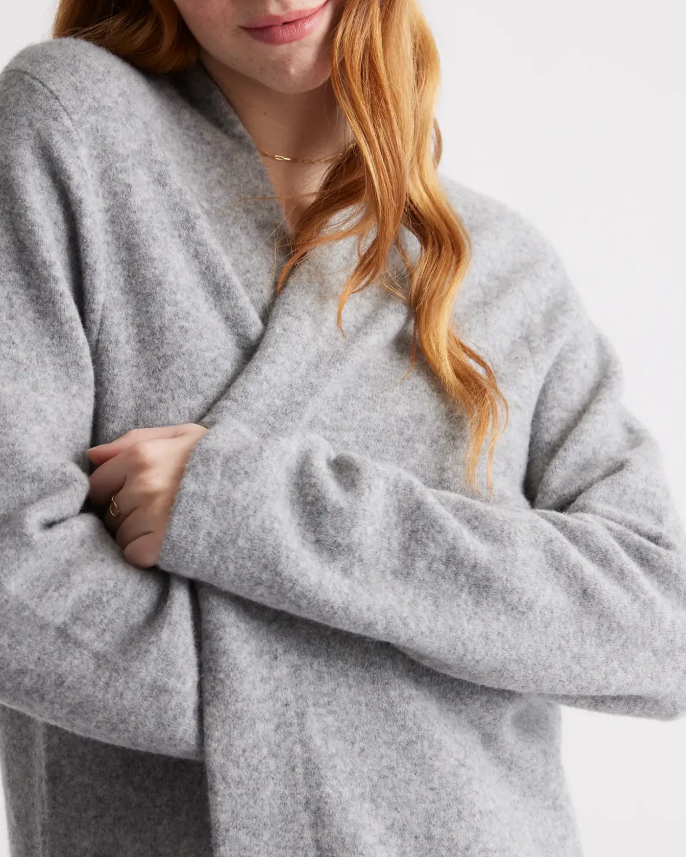 Superfine Merino Wool Sweater Coat