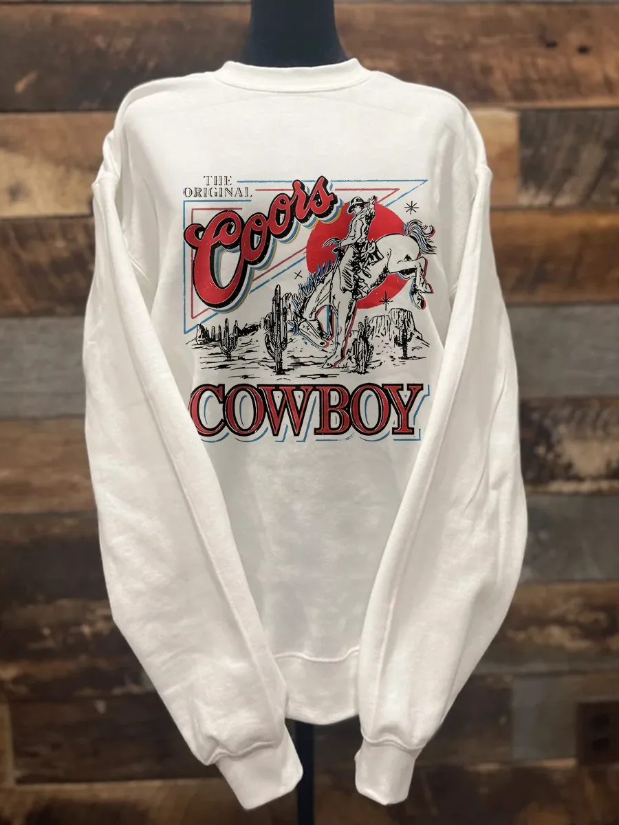 Coors Western Denim Sweatshirt