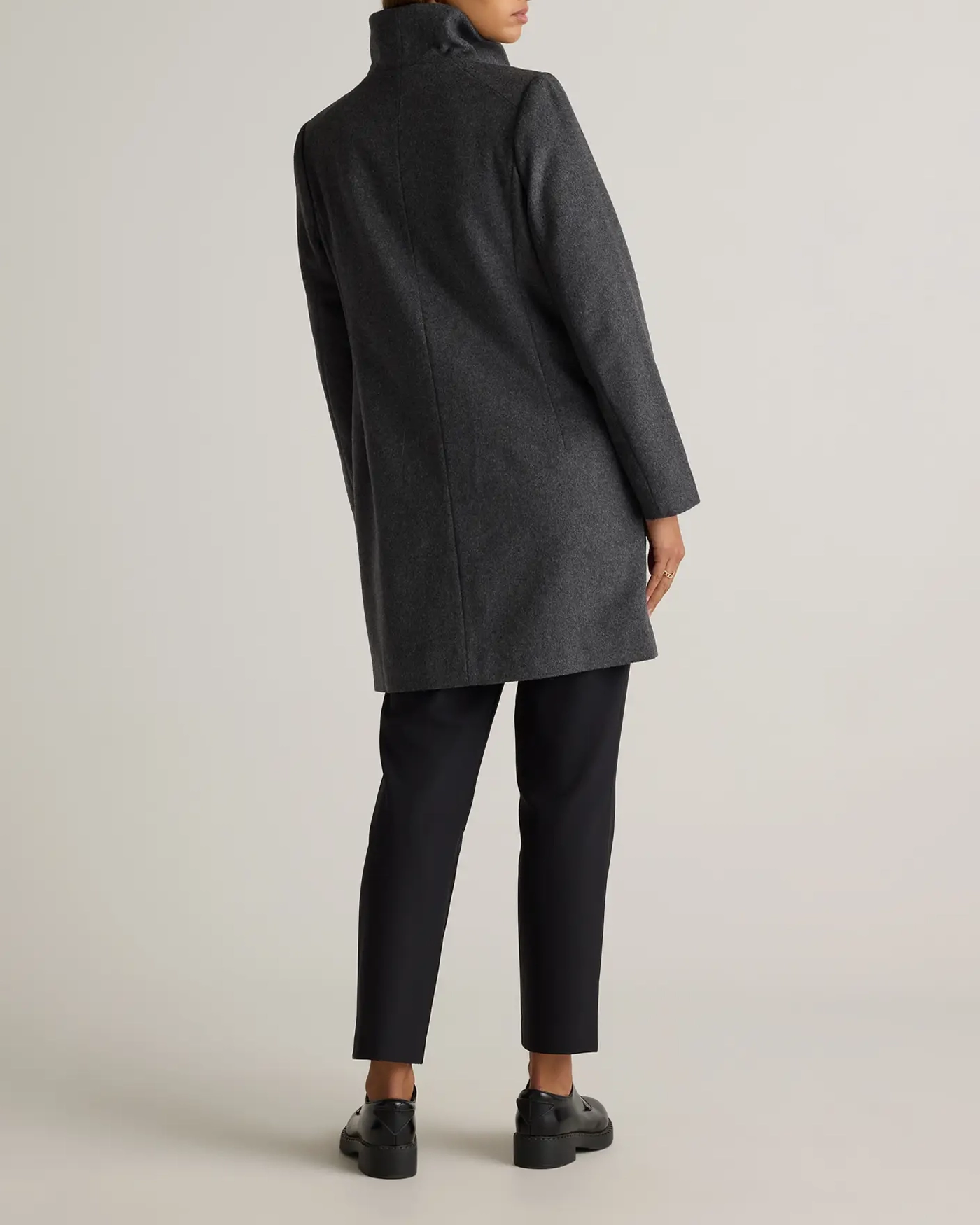 Italian Wool Cocoon Coat