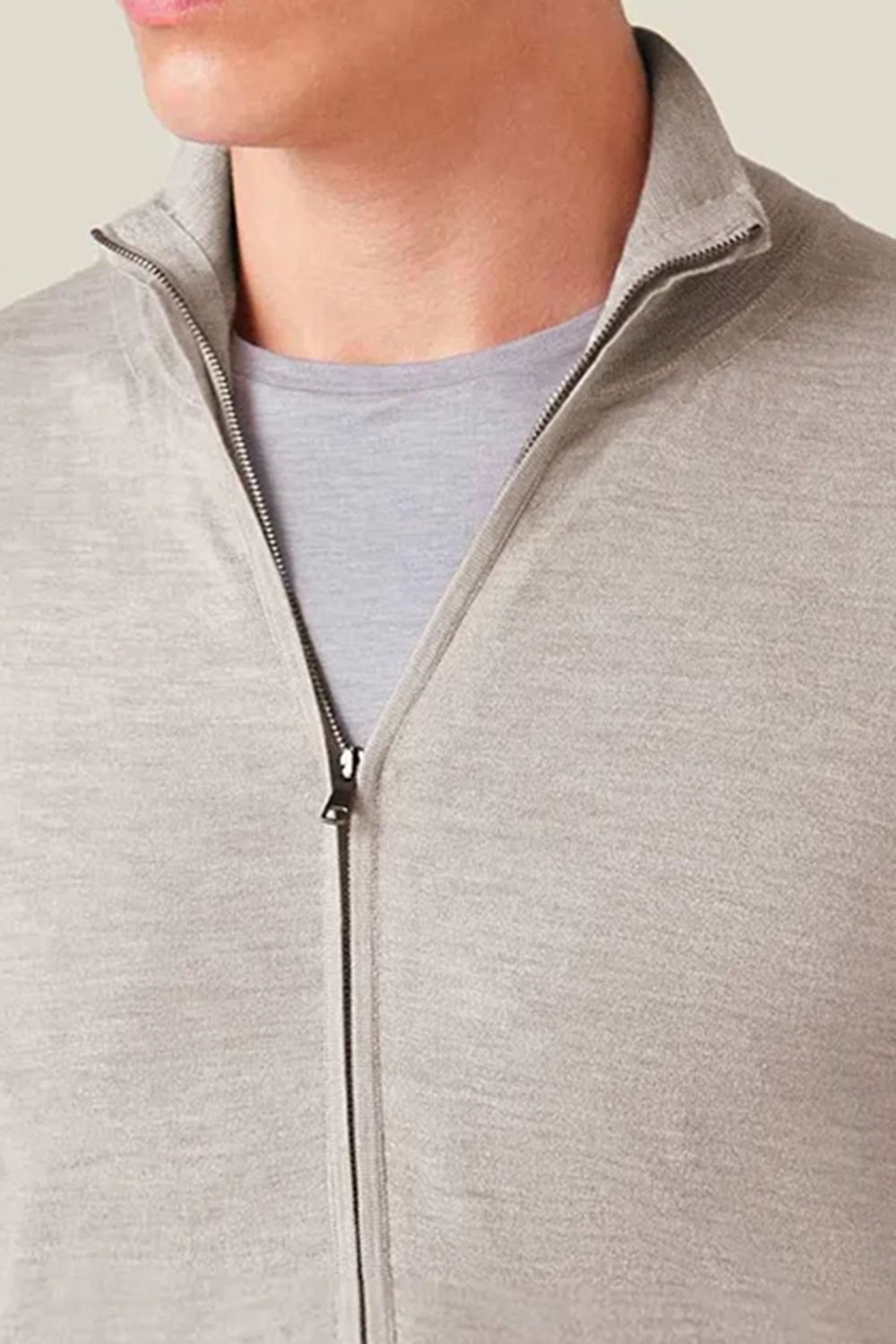 Full Double-Ended Zip Cardigan