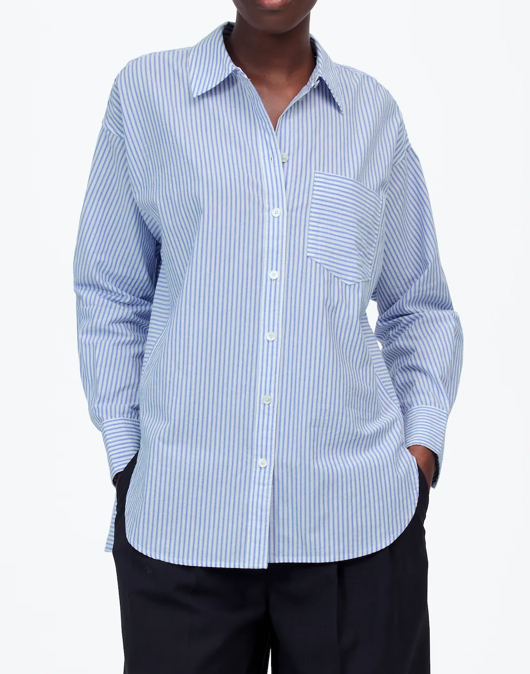 Poplin Side-Panel Shirt