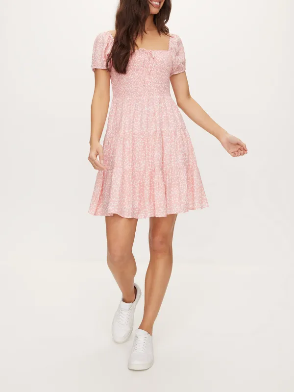 Bridie Puff Sleeve Mini Dress