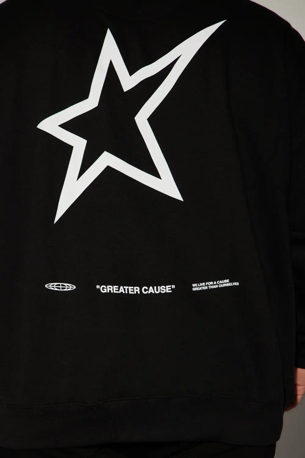 Greater Cause Hoodie - Black