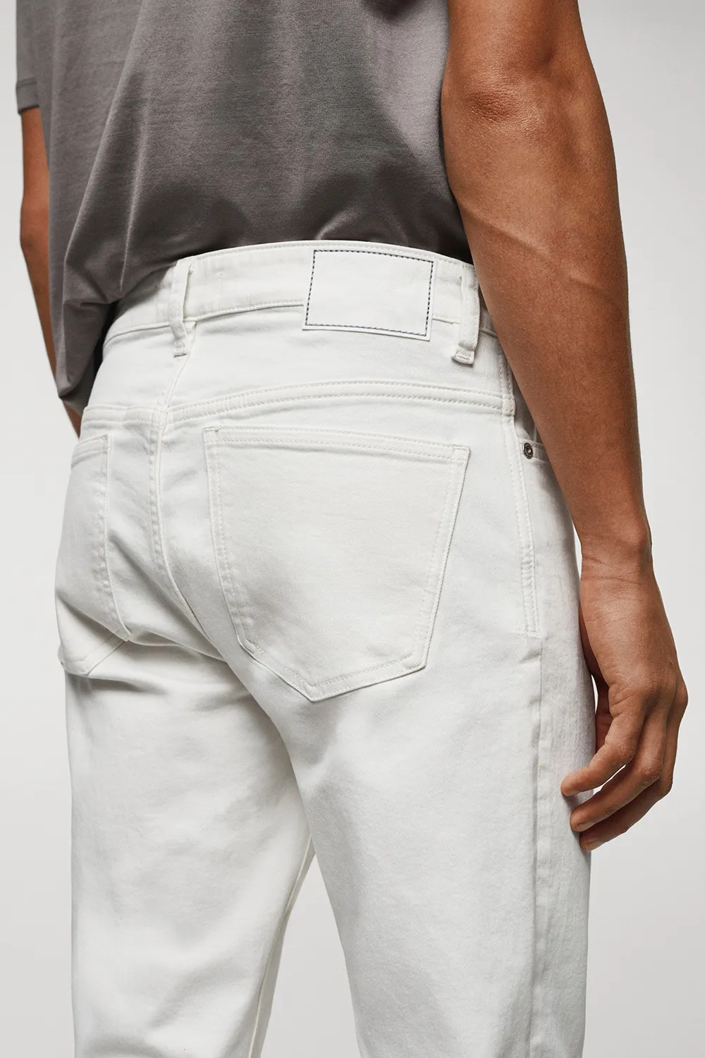 A Balanced Composition Of Cotton And Elastane Jeans