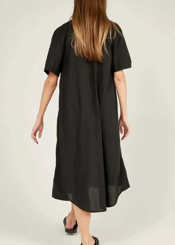 Short Sleeve Lala Shirt Maxi Dress