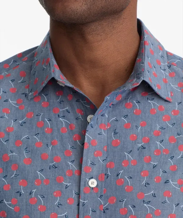 Floral Pattern Men's Shirt