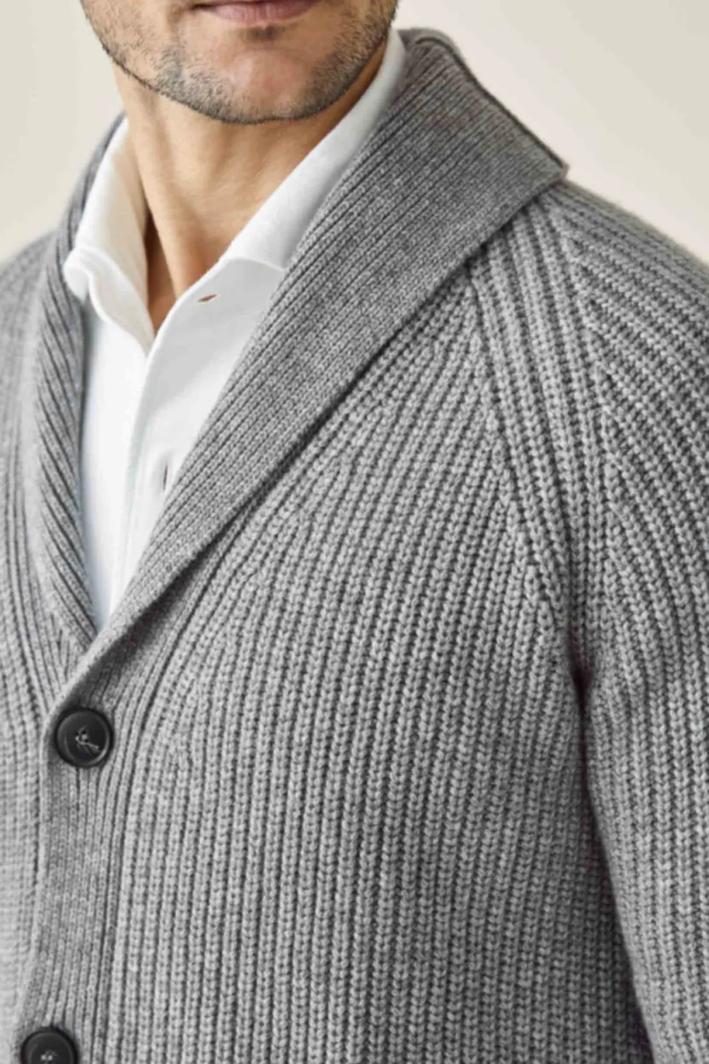 Comfortable Relaxed Fit Shawl Cardigan