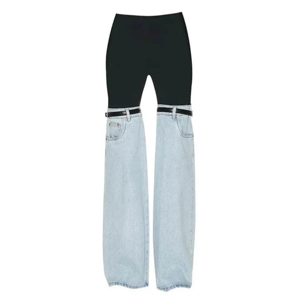 Urban Chic Denim Hybrid Flare Pants