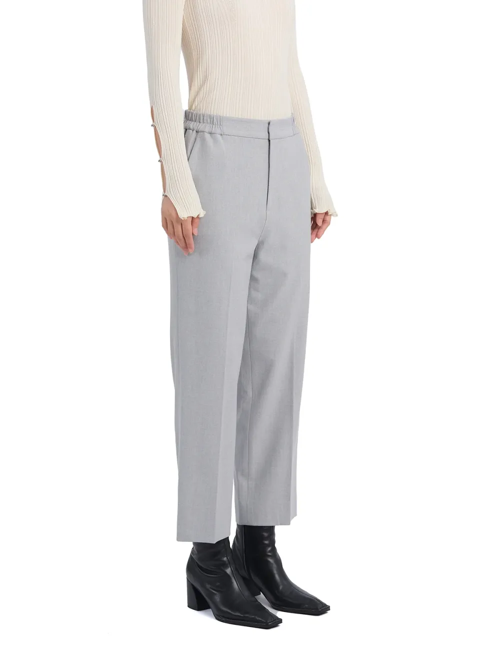 Straight-Leg Trousers