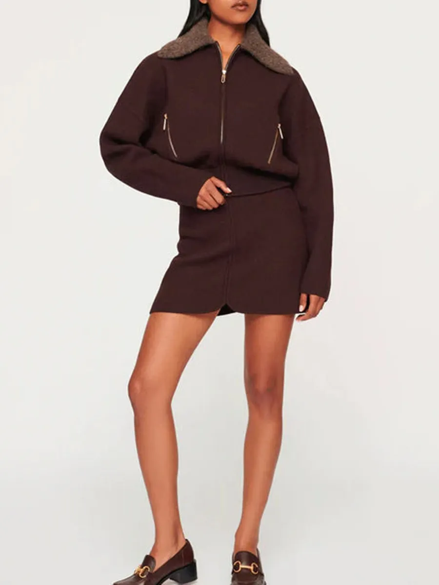 CLEA DAKOTA BOILED WOOL BOMBER