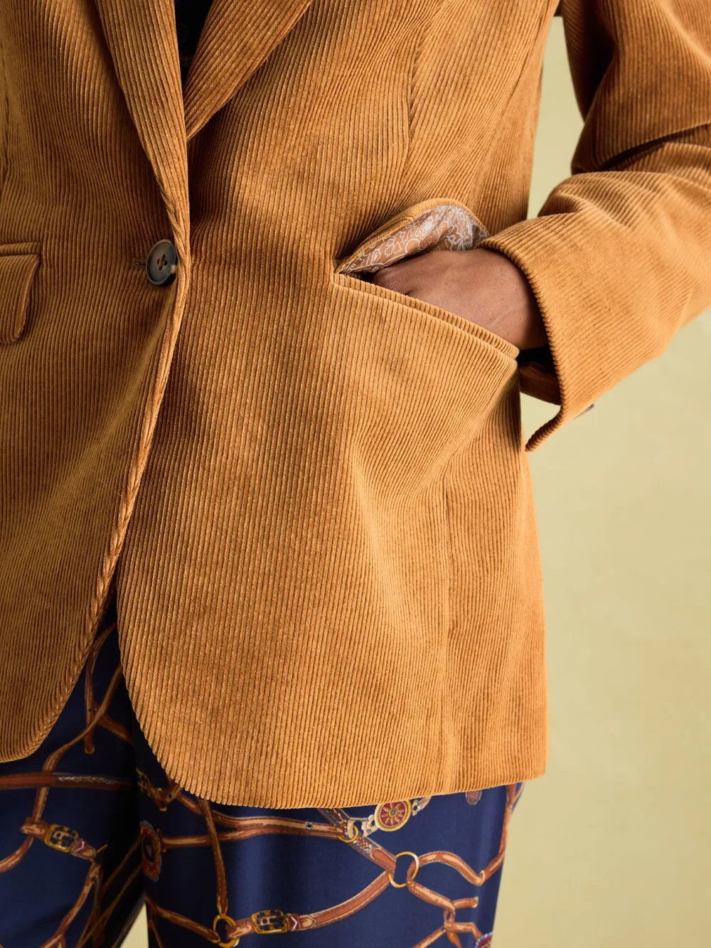 Holton Tan Brown Corduroy Blazer