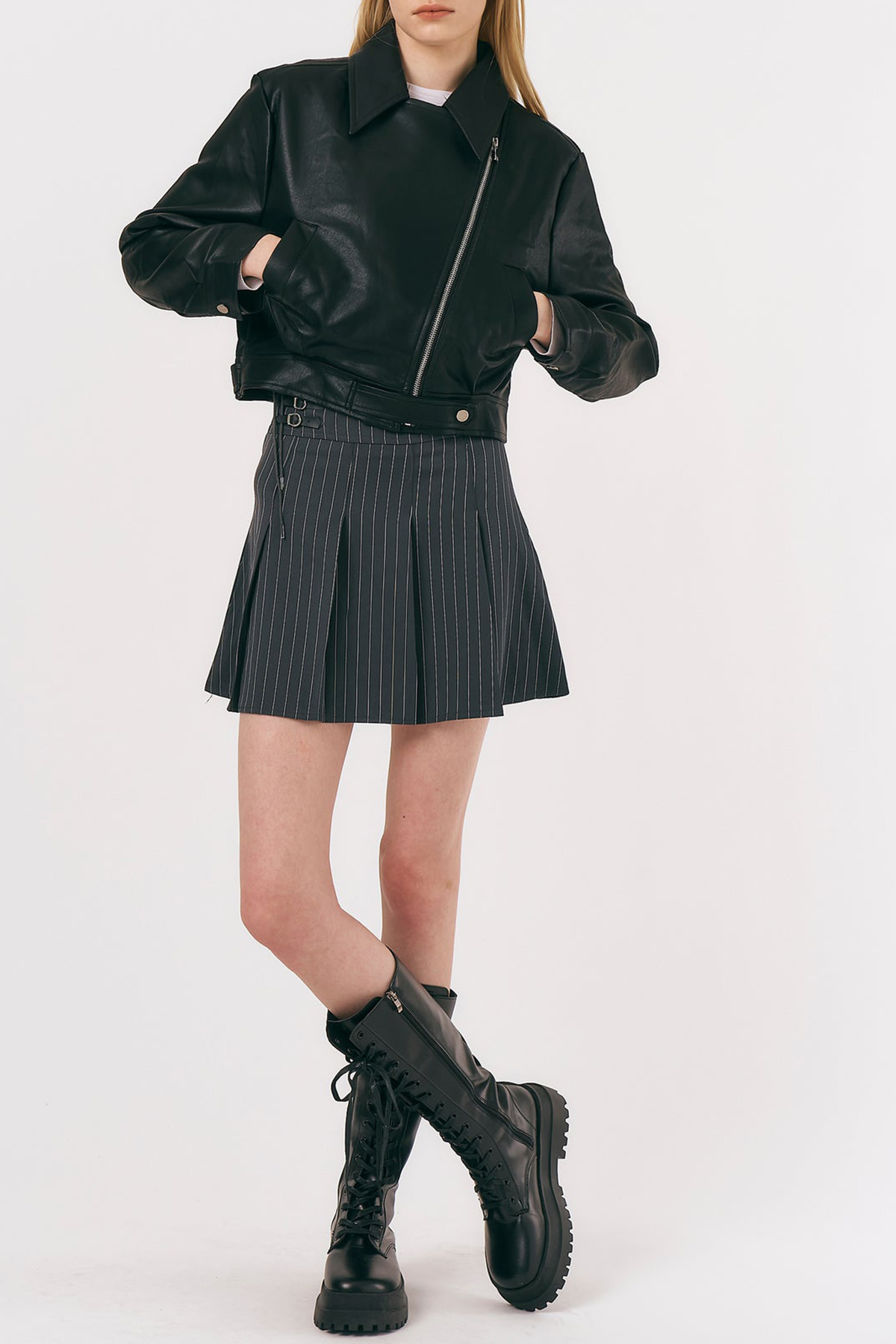 Mia Pleather Rider Jacket