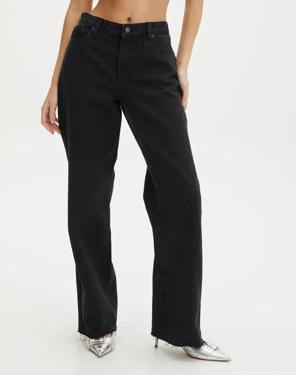 Low Rise Straight Leg Jean