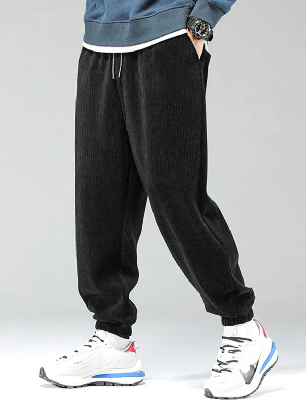 Corduroy Drawstring Pants