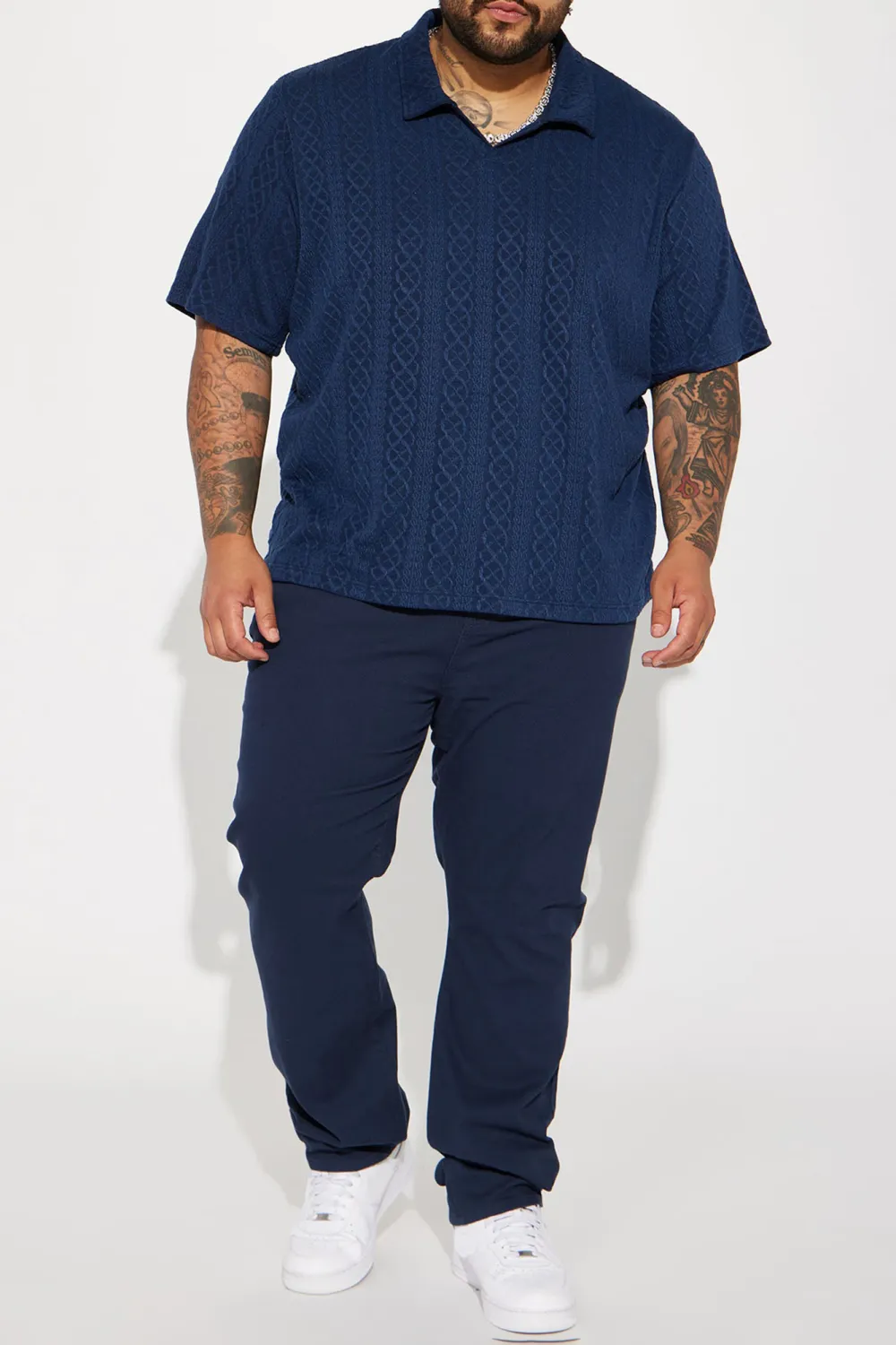 Zig Zag Road Short Sleeve Polo