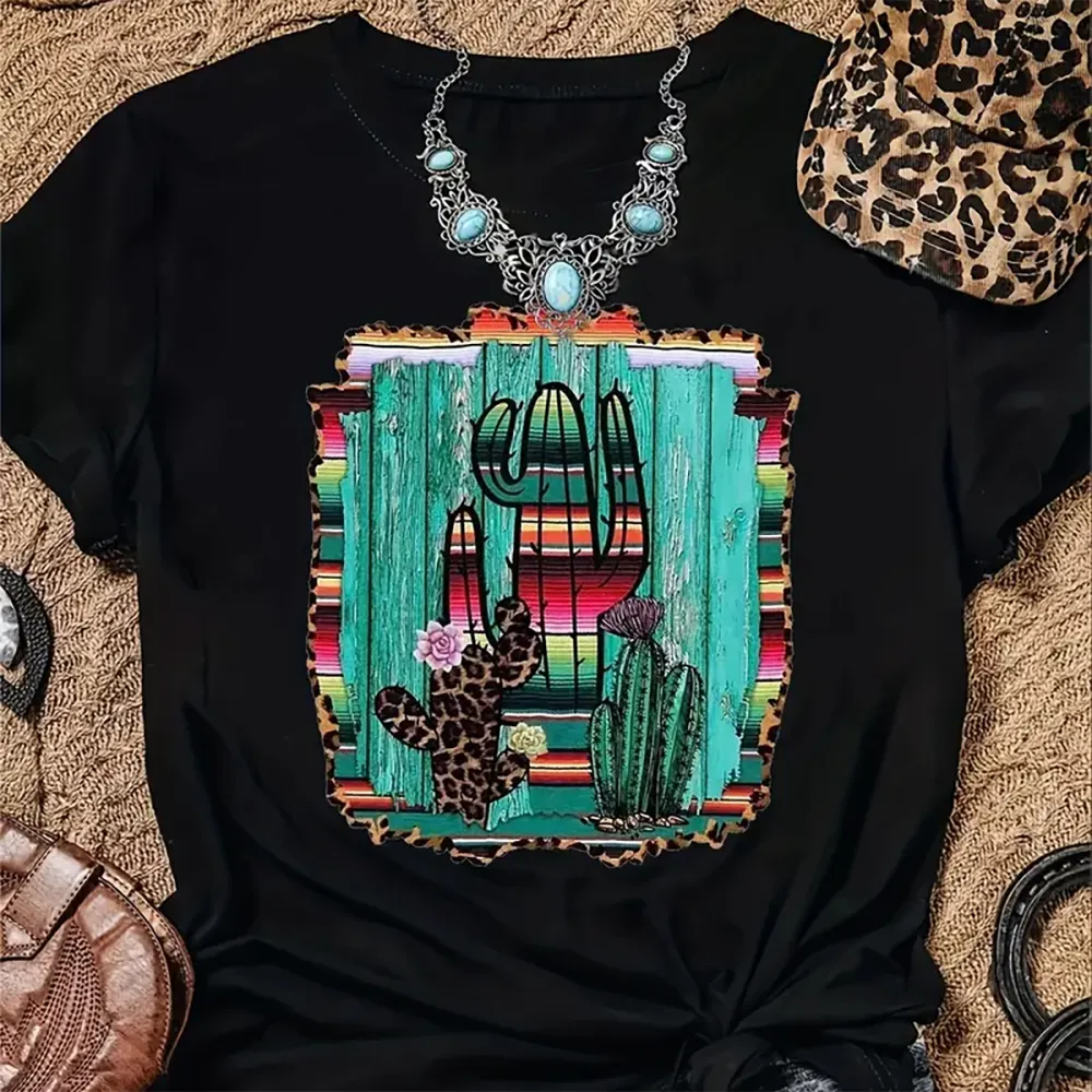 Serape Cactus Tee