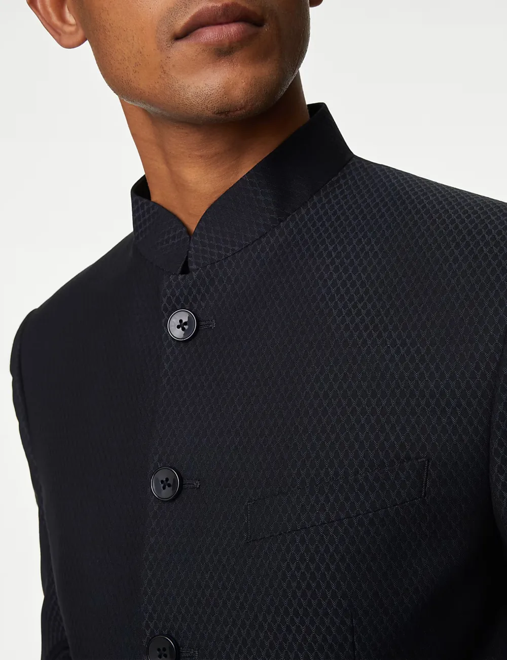 Textured Jacquard Jacket