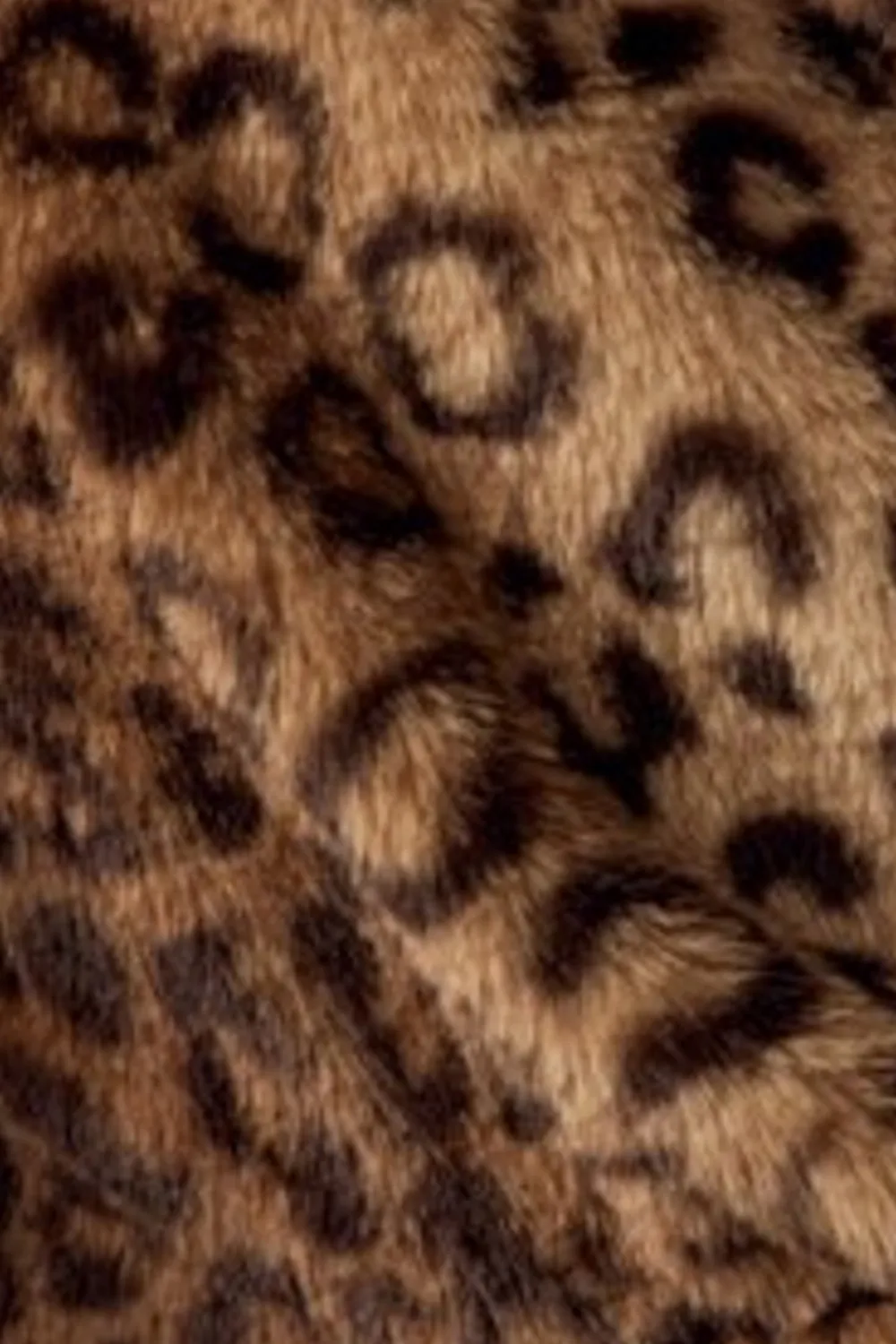 Alana Leopard Print Faux Fur Jacket