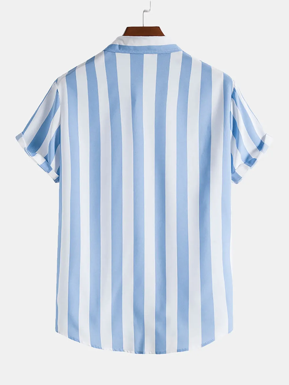 Wide Stripes Cotton Shirts