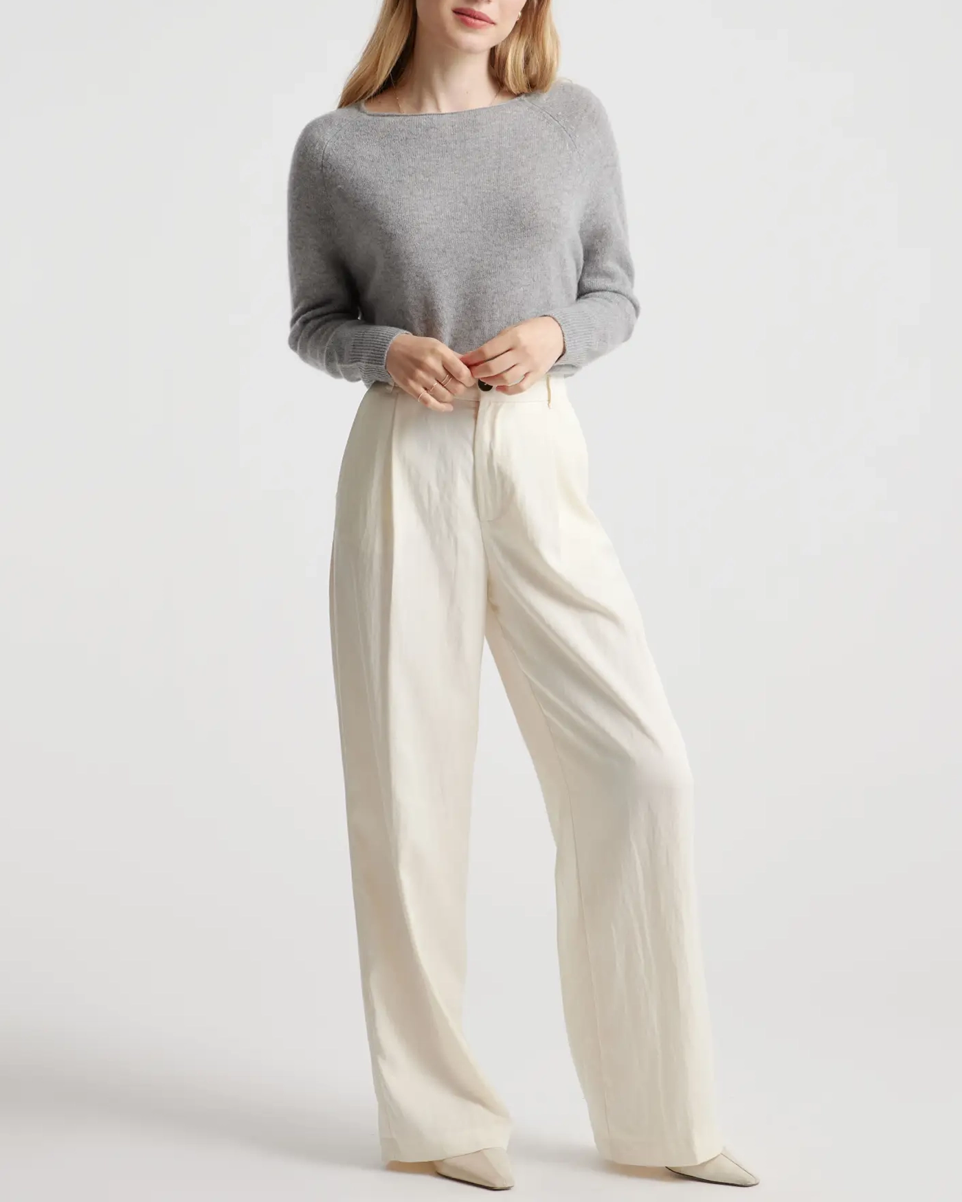 Off Shoulder Design Boatneck Sweater